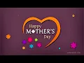 Happy Mother s day greeting animation background No Copyright