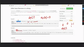 6394 Extra Characters in a String Leetcode Biweekly Contest 105 Full solution