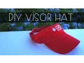 How To Make a visor hat out of a baseball hat Part 2