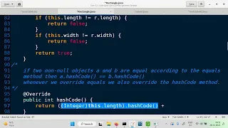 Overriding hashCode method of Object class