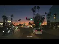 Driving Beverly Hills to Universal Studios at Sunset | Los Angeles 4K