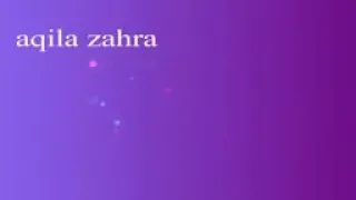 aqila zahra