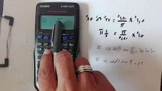 Converting From Degrees To Radians And Vice Versa Using A Calculator 