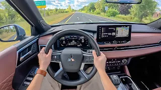 2025 mitsubishi outlander sel pov test drive binaural audio 