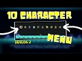 Adding a 10 character menu screen - My first steam game E2