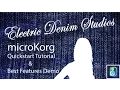 Korg microKorg Quick Start Tutorial Review of the Best Features