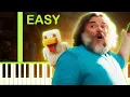 Download Lagu Steve's Lava Chicken Song | A MINECRAFT MOVIE - EASY Piano Tutorial