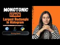 Largest Rectangle in Histogram Stack Pattern Explained Brute Force to O n Java Python C