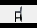 BERGMUND Bar stool with backrest 1 Store AR