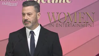 Jimmy Kimmel Introduces Keynote Speaker Wife Molly McNearny Women in Entertainment 2025