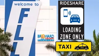 Fort Lauderdale Airport Terminal 3 to Rideshare and taxi service walkthrough