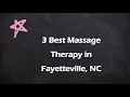 3 Best Massage Therapy in Fayetteville North Carolina 2024 Massage Studios