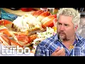 Guy Fieri Explores Fresh Seafood Live Dungeness Crab In Oregon Diners Drive Ins and Dives