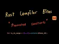 Rust mir compiler bites promoted constants where did my range go