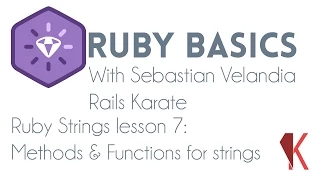 Ruby Basics - Ruby Strings