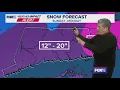 Latest on snowstorm in Connecticut at 5 p m on Feb 22