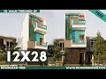336 sqft House Design Small House Design 12x28 Feet Village Modern House Plan