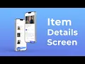 Ionic 5 ecommerce app - Product Details Cart Screen UI
