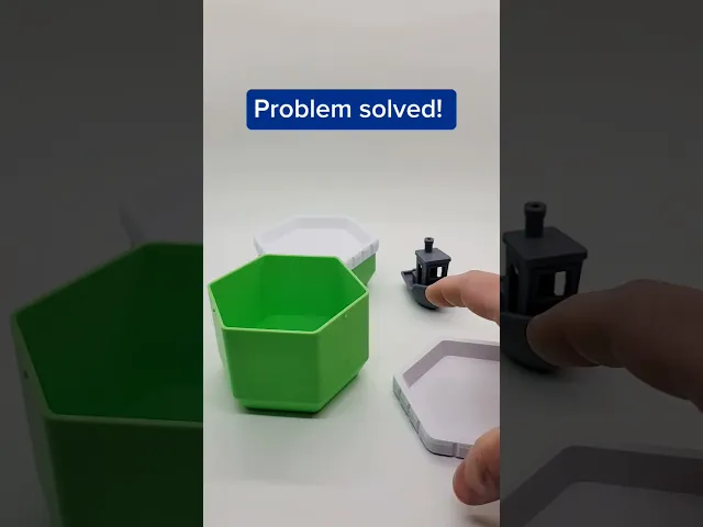 Customizable Stackable Hex Shaped Box video thumbnail