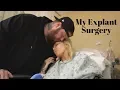 Explant Surgery Day Bunnie Xo
