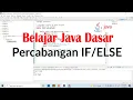 Program Percabangan Pada Pemrograman Java