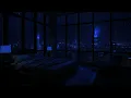 Relaxing Rain Sounds in the Dark Bedroom (No Ads) 🌧️ - Rain Sounds for Sleeping