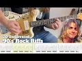 Download Lagu 20 Underrated 90's Rock Riffs (with Guitar TAB)