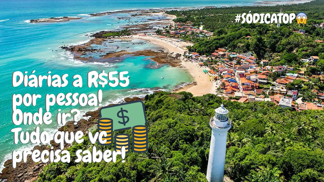 Pousadas baratas com melhor localização em Morro de São Paulo-BA