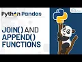 How to Join and Append DataFrames Pandas Tutorial