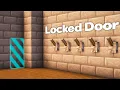 How to Build a Lever Passcode SECRET DOOR in Minecraft
