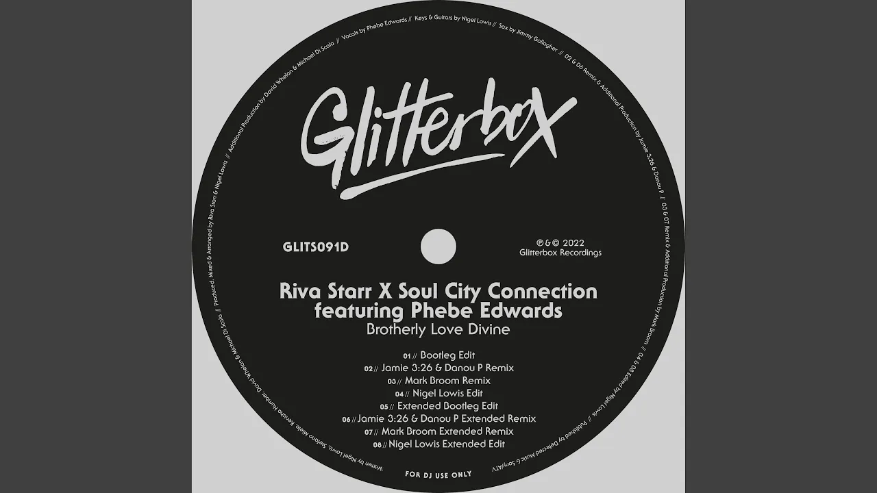 Brotherly Love Divine (feat. Phebe Edwards) (Nigel Lowis Extended Edit)