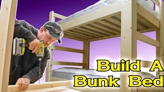 DIY Bunk Bed Easy Strong Inexpensive