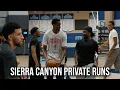 Rob Dillingham Scotty Pippen Jr Cassius Stanley MORE pull up for Sierra Canyon Private Runs