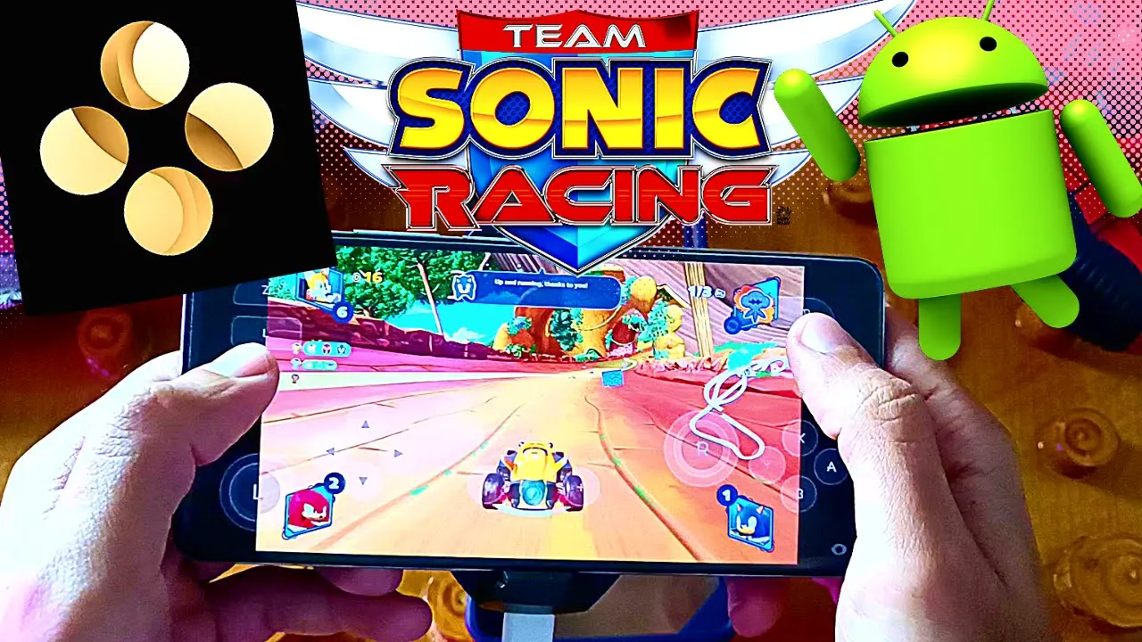 Team Sonic Racing Skyline Android Gameplay - Skyline Emulator Edge - Skyline Edge Mali GPU