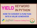Python Yield Generator Yield VS Return in Python