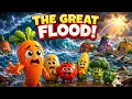 The Great Flood Vegetable Village Story Kids Moral Story