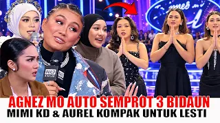 Iup... Agnez Mo Auto Semprot 3 Biduan Bela Lesti Kejora, Aurel Hingga Mimi KD Kompak Bantu Begini