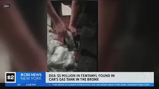 DEA 5M in fentanyl found in car s gas tank in the Bronx