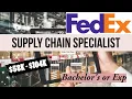 Work From Home with FedEx Supply Chain Specialist Bachelor s or Exp No Phones APPLY TODAY