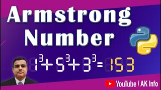 Armstrong number in python using function