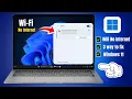 Solved WIFI Connected but No Internet Access Windows 11 2026 No Internet Secured Windows 11 Wifi