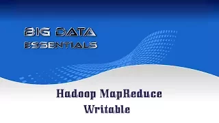 004 Hadoop MapReduce - Custom Writable