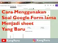 Lagu CARA MENGGUNAKAN KEMBALI SOAL GOOGLE FORMULIR LAMA TAPI HASILNYA SPREEDSHEET YANG BARU.