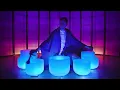 OCEAN WAVES SOUND BATH  -  Quartz Crystal Singing Bowls and Ocean Waves for Sleep and Relaxation