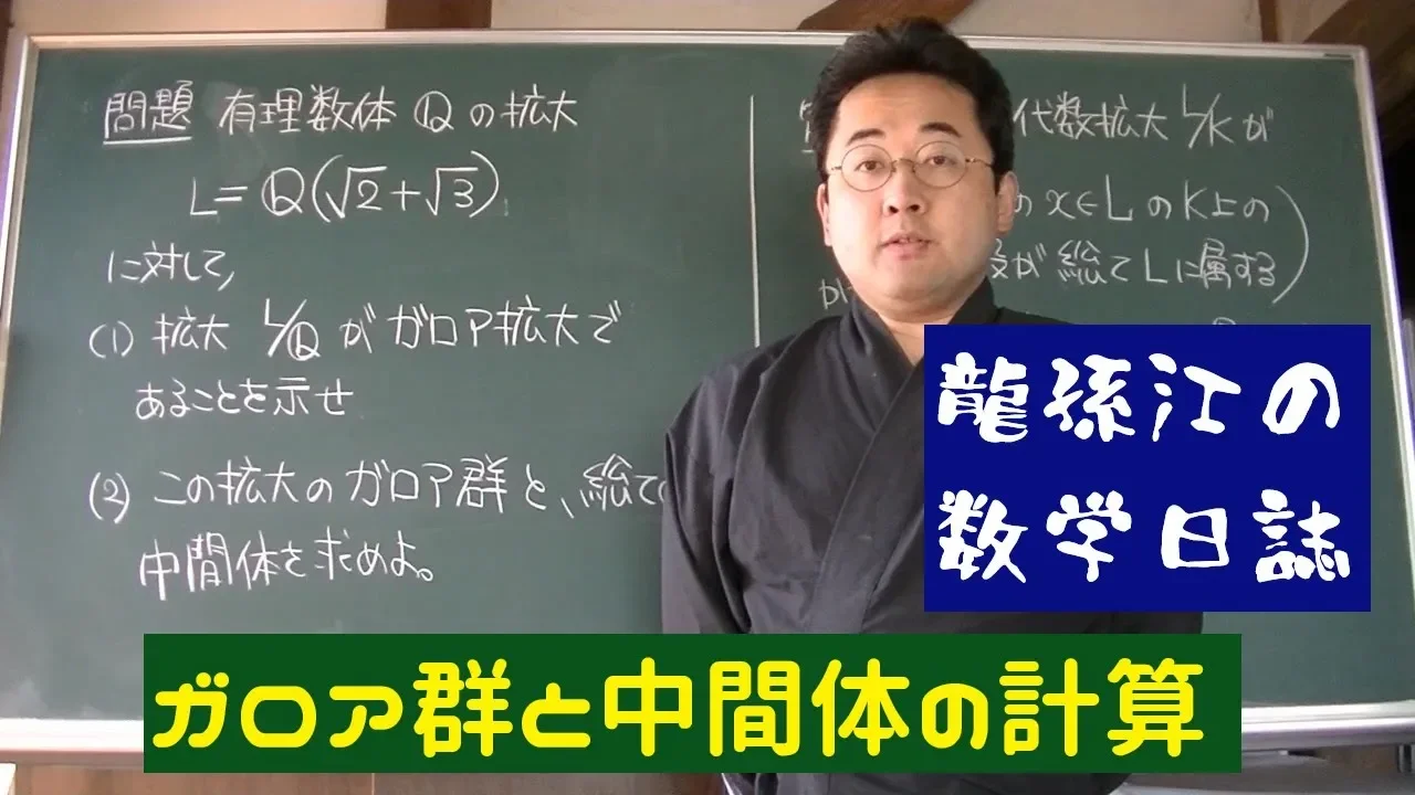 体論：ガロア群と中間体の計算