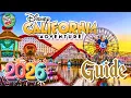 Disney California Adventure RIDES ATTRACTIONS - 2026