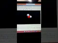 Water molecule Animation Python programming language