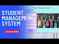 Student Management System JavaScript CRUD Application Special for beginners