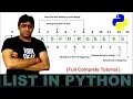 Python Lists Tutorial Learn Complete Python Programming List Manipulation in Hindi