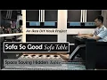 Space Saving Concealed Minimalist Sofa Table Ikea DIY Lack Hack Sofa So Good Working from Home